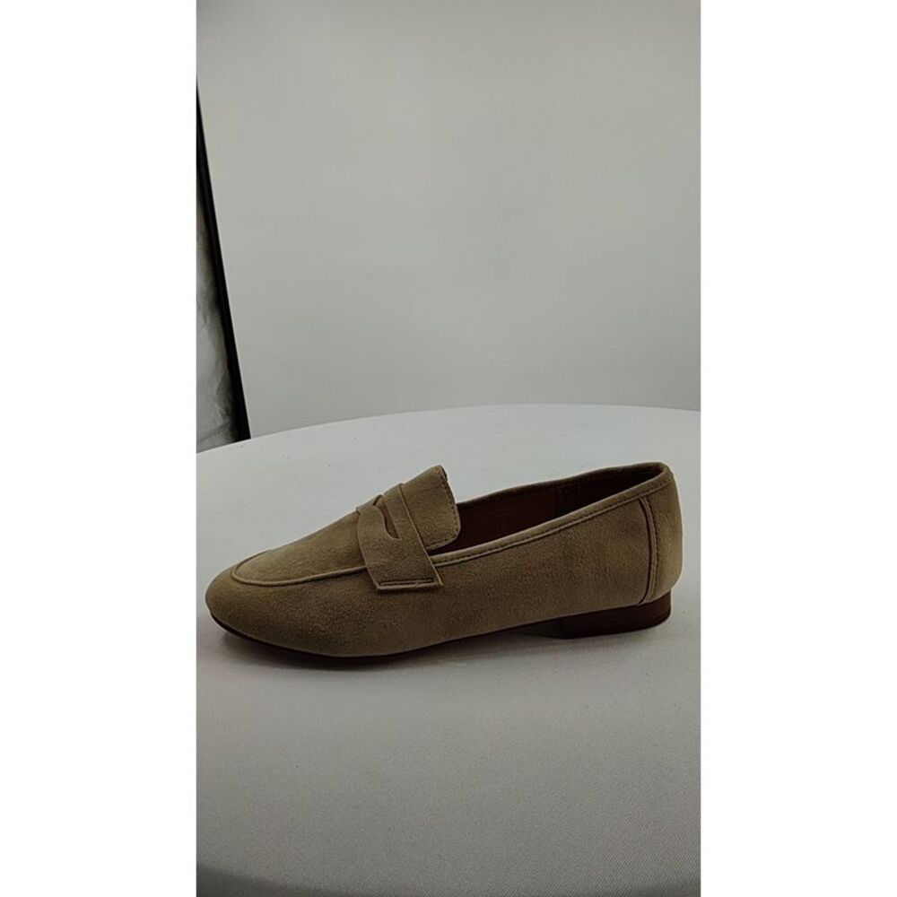 Quince Tan Suede Loafers